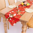 thumbnail image 6 of Christmas Table Runner Holiday Table Runners For Dining Room Snowflake Snowman Table Runner For Christmas Table Decorations Holiday Decor, 6 of 9