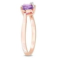 thumbnail image 3 of Everly Women's Amethyst Rose Gold Plated Ring, 3 of 8