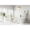 thumbnail image 3 of Elegant Kitchen & Bath BT30767GW-MBK 67 in. Bathtub, Glossy White with Matte Black Trim, 3 of 8