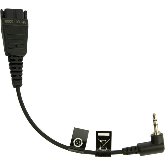 Jabra Quick Disconnect (QD) to 2.5 mm Jack Cord 8800-00-46