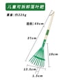 thumbnail image 2 of Garden Rake and Leaf Set with Wooden Handle - Ideal for Leaf and Hay Collection, 2 of 6