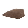 thumbnail image 3 of Posh Living Magic Pouf 3-in-1 Chenille Fabric Bean Bag Chair in Brown, 3 of 7