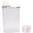 thumbnail image 1 of Pet Food-Pet Food Container Sealed Bucket Moistureproof Storage Box with Measuring Cup for Dog Cat, 1 of 7