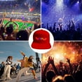 thumbnail image 5 of HHGBAD LED Rolling Display Hat - Bluetooth Enabled, Customizable Text & Animations, Breathable Cotton, Perfect for Festivals & Parties, 5 of 6