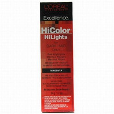 Loreal Excellence Hicolor Hair Color Hilights Magenta 1 2 Oz
