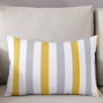 thumbnail image 3 of Geometric Vertical Stripes White Standard Size Pillow Cover, Pillowcase Protectors with Zipper, Breathable Decorative Throw Pillow Case Cover, Pillow Shams for Couch Sofa 20x26Inch, 3 of 7