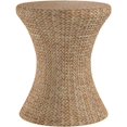 thumbnail image 3 of Household Essentials Hourglass Water Hyacinth Wicker Table, 3 of 3