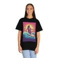 thumbnail image 4 of Jesus Surfing Coming for Us Unisex Garment-Dyed T-shirt, 4 of 4