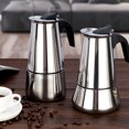 thumbnail image 3 of Lubelski Multi-function Stainless Steel Coffee Pot Mocha Cafe Latte Stovetop Percolator, 3 of 9
