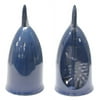 Mainstays Plastic Blue Streak Toilet Bowl Brush Holder, 1 Each