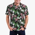 thumbnail image 5 of Wukai Lilies Flowers Men’s Polo Shirts,Quick-Dry Athletic Shirt,Classic Fit Shirts-Medium, 5 of 8
