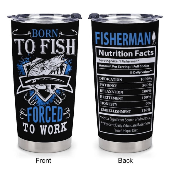 Fishing Gifts for Men, Unique Fishing Gifts for Dad/Grandpa/Boys, Gift for Fisherman, Dad/Papa Fisherman Present, Birthday Present for Mens Who Love to Fish Tumbler 20oz