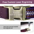 thumbnail image 5 of Didog Personalized Nylon Dog Collar Engraved Brass Buckle with Name and Phone S M L, 5 of 8