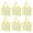 Yellow, variant on Muka 6 Pack Small Striped Canvas Tote Bag, Mini Handheld Cotton Shopping Bags Bulk-Sky Blue