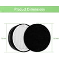 thumbnail image 5 of 2 Pack LV-H132 Replacement Filter Compatible for LEVOIT LV-H132 Air Purifier LV-H132-RF, H13 True HEPA Filter, Activated Carbon Filter, Replace Part LV-H132-RF, 5 of 6
