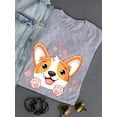thumbnail image 3 of I Love You Kawaii Style T-Shirt Women -Image by Shutterstock, Female x-Large, 3 of 4
