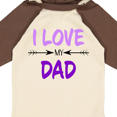thumbnail image 4 of Inktastic I Love my Dad Fathers Day Boys or Girls Long Sleeve Baby Bodysuit, 4 of 5