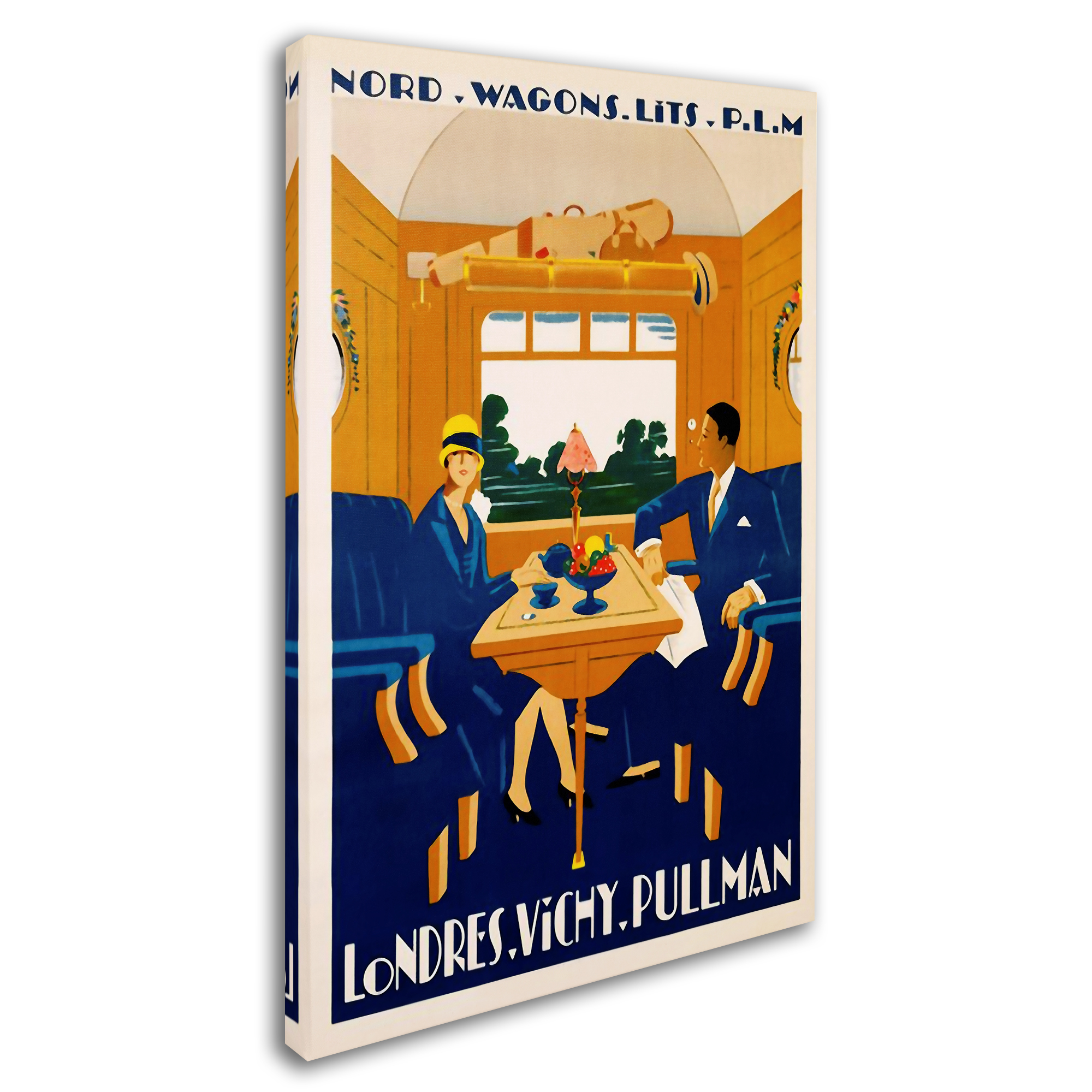 Trademark Fine Art 'Travel Rail 16' Canvas Art by Vintage Lavoie