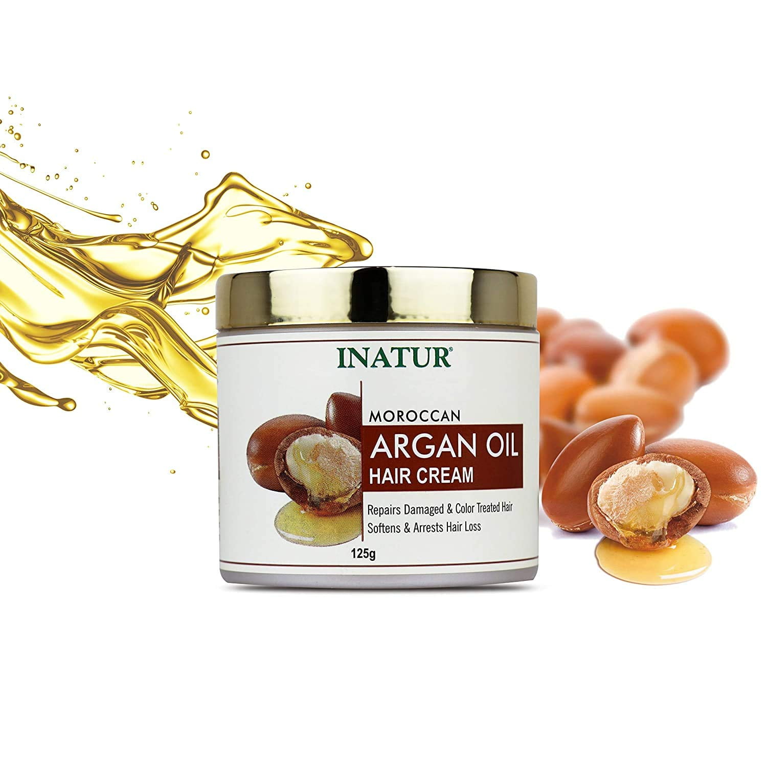 Inatur Herbals Argan Hair Cream 125gm - Walmart.com