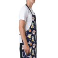 thumbnail image 3 of Fuzoiu Sharks In Sunglasses Print Adjustable Waterproof Apron with Pockets,Waterproof Apron for Cooking, Gardening, and Art Projects, 3 of 8