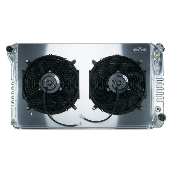 67-76 GM P/U Radiator w/Dual 14in Fan kit