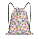 thumbnail image 1 of Fotbe Pineapple And Leaves Bolsa Mochila con Cordón Estampada, Bolsa de Gimnasio Deportiva, Bolsa Cinch, Bolsa con Cordón para Hombres y Mujeres-Small, 1 of 6