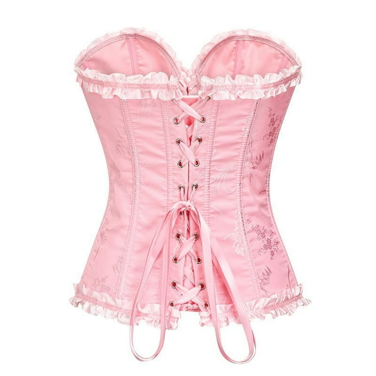 Multicolor Lace Corset Top Sexy Chest Holding Waist Tight Corset Belly  Cosing Rubber Bone Bottoming Body Shaping Clothes - Walmart.com