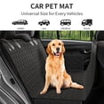 thumbnail image 2 of Funda impermeable para asiento de coche para perros, de color negro, que mantiene el coche limpio y seco, 2 of 5
