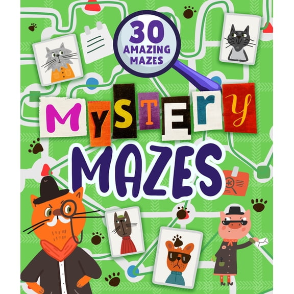 Clever Mazes Mystery Mazes: 30 Amazing Mazes, (Paperback)