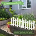thumbnail image 6 of Under $1! GFHFHITJ White Garden Fence，20 ×16 In Decorative Garden Edging Border Plastic No Dig Garden Fence for Outdoor Yard Patio Decor, 6 of 6