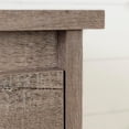 thumbnail image 5 of Bowery Hill Traditional 1-Drawer Wood Nightstand in Weathered Oak, 5 of 8