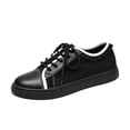 thumbnail image 2 of EKVAHL Women's Lace Up Mesh Sneakers, Cushioned Mesh Tennis Shoes, Insole Office Daily Walking Shoes Black, 2 of 5
