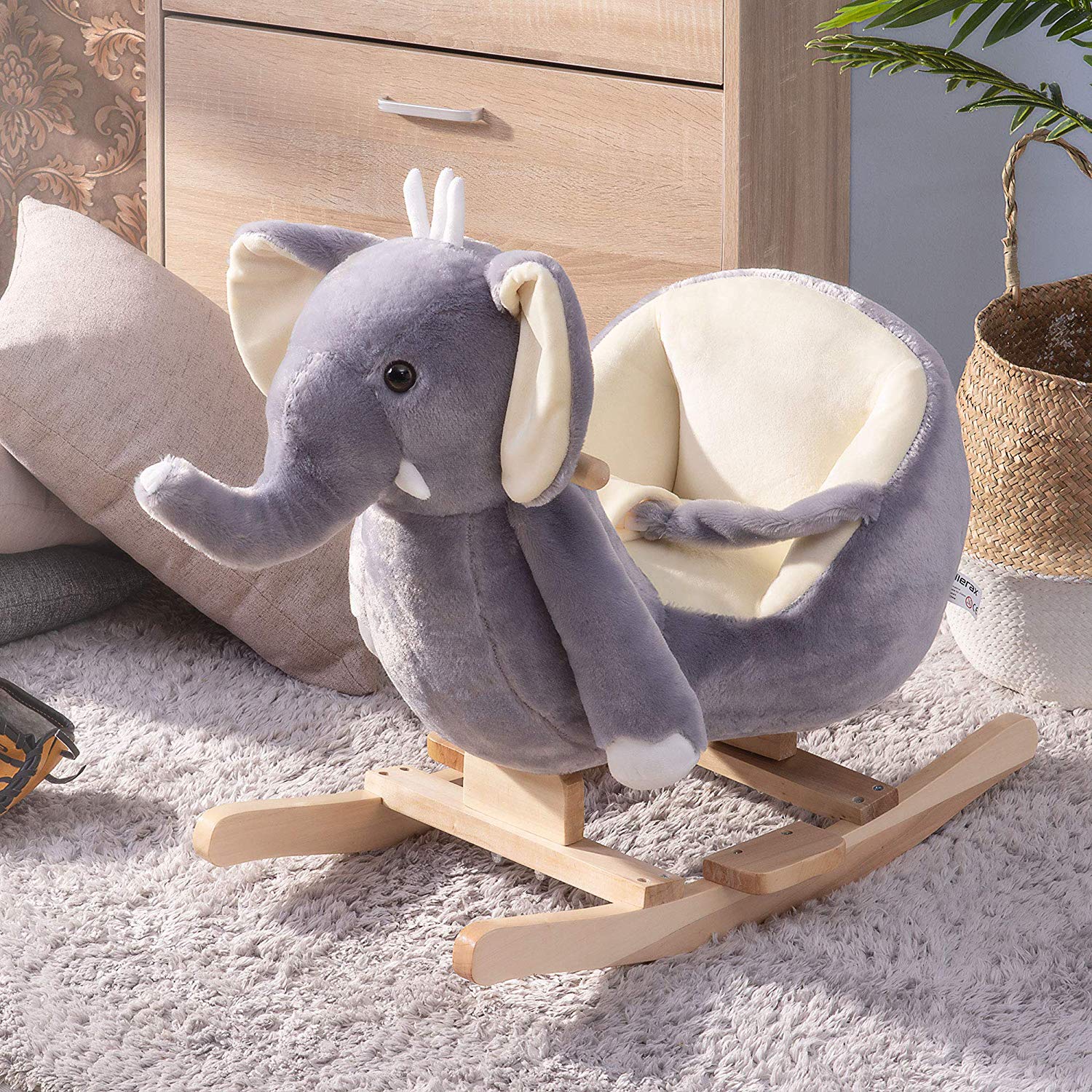 elephant rocking horse walmart