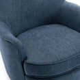 thumbnail image 3 of Newboti Furniture Richfield Cadet Blue Wood Base Swivel Chair 19415, 3 of 9
