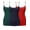 3PK - DEEP JUNGLE/NAVY/RED, variant on 3 Packs - Womens & Plus Sizes Basic Solid Long Length Adjustable Spaghetti Strap Tank Tops