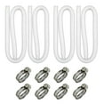 thumbnail image 1 of 1 25 Inch Pool Hose for Above Ground Pools Pool Pump Replacement Hoses Replacement Pool Hoses with Metal Clamps 59Long Filter Pump Hose, 1 of 2