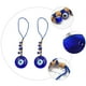 thumbnail image 2 of 2 colgantes de ojo malvado azul hechos a mano, collar de cuentas, llavero, accesorios, 2 of 5
