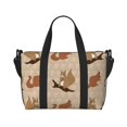 thumbnail image 6 of Rocae Cartoon Squirrel for Travel Shoulder Bag Top Handle Handbag with Yoga Mat Buckle for Gym, Work, Travel, 6 of 7