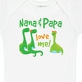 thumbnail image 4 of Inktastic Nana Papa Love Me Grandchild Dinosaur Boys Baby Bodysuit, 4 of 5