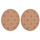 thumbnail image 2 of Posavasos de corcho, diseño de seguridad, práctico, brillante, grueso, estilo rústico, decoración de madera para cocinas, 2 uds., 2 of 8