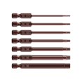 thumbnail image 4 of 75mm H1.5-H6 Alloy Steel Magnetic Hex Head Screwdriver Bits Screw Driver Tools, 4 of 6