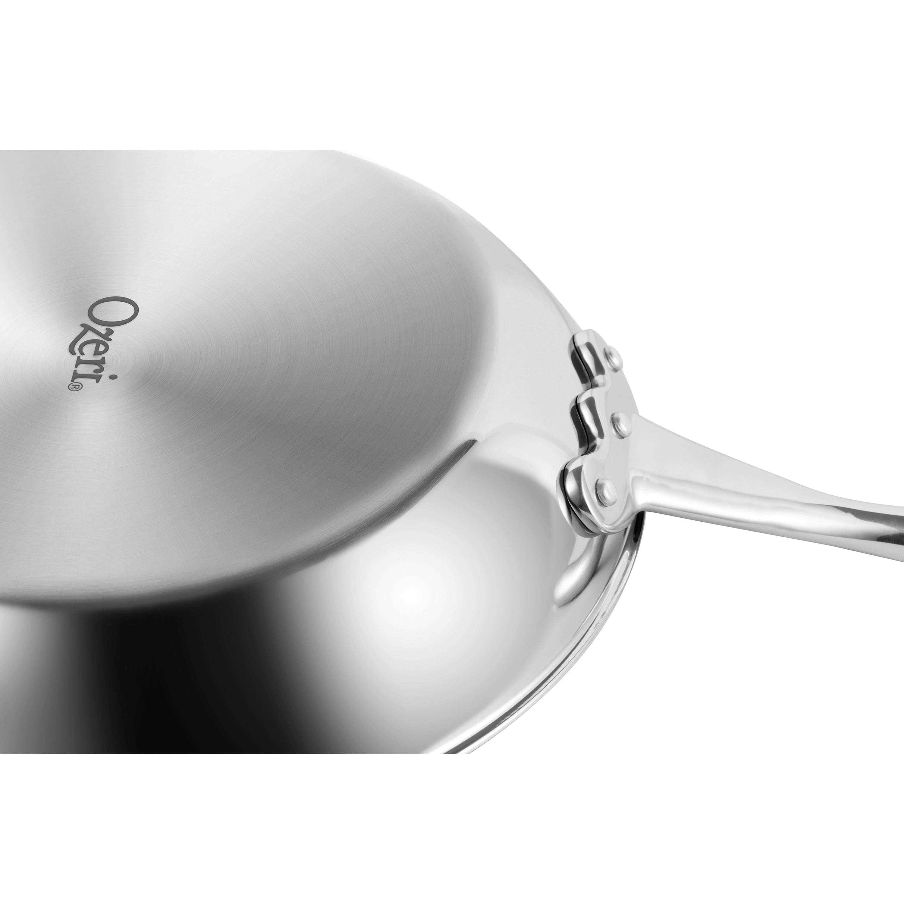 12 (30 cm) Stainless Steel Pan by Ozeri with ETERNA, a 100% PFOA and  APEO-Free Non-Stick Coating