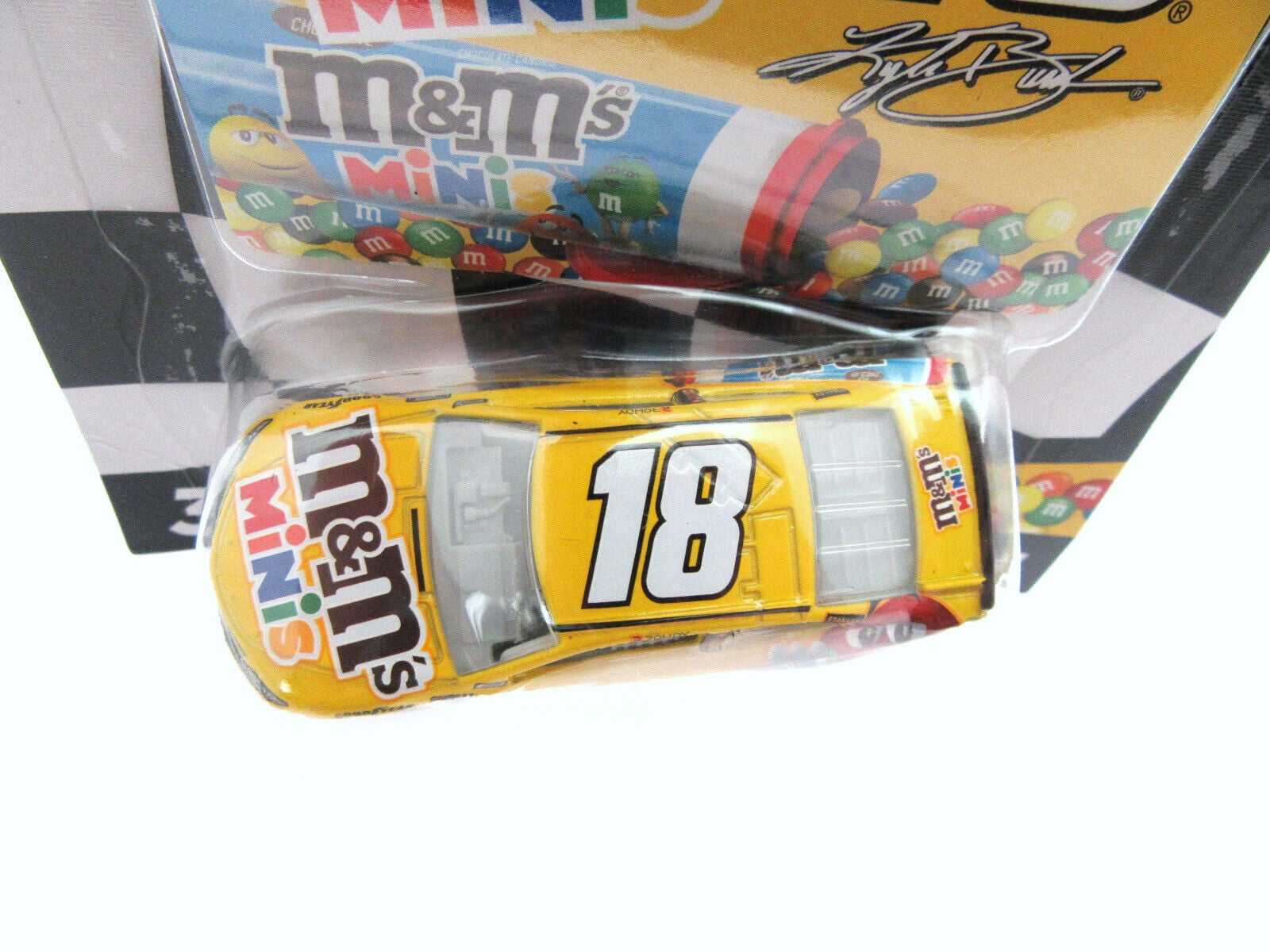 Kyle Busch ~ M&M's Minis Car ~ NASCAR Authentics ~ Die Cast 1:64 Scale