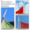 thumbnail image 3 of PENIKOKO 3pcs Flagpole Decorations Silver Plastic Topper for Office Relocation, 3 of 8