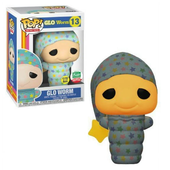 Funko Pop! Retro Toys 13 Glo Worm Exclusive Glow in the Dark Vinyl Figure 2020