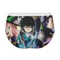 thumbnail image 5 of My Hero Academia Womens Underwear Soft Breathable Brief Lace Panty Stretch Hipster Underpants Ladies Panties 3XL, 5 of 7