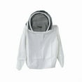 thumbnail image 5 of Beekeeping Jacket for Men Women Bee Jacket with Veil Hood,Beekeeper Jacket,Bee Keeper Suite Suitable for Professional Beekeepers and Beginners（white L thin version ）, 5 of 5
