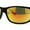 Black Red Orange Mirror, variant on Locs Mens Color Mirror Color Smoke Arm Sport Sunglasses Black Red Orange Mirror