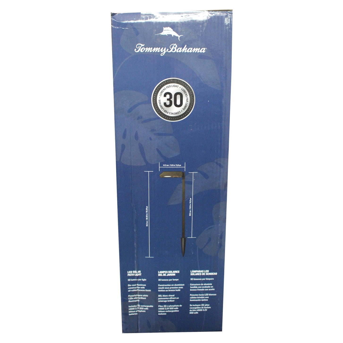 Tommy Bahama Solar LED Path Light (Pack of 6)