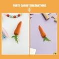thumbnail image 3 of OULII 7Ud Carrots Artificiales Decorativas Con Apariencia Para Y De Cocina, 3 of 7